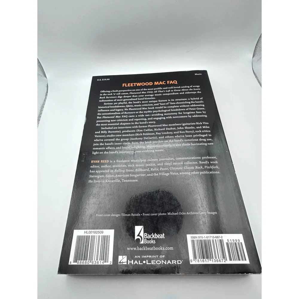 Fleetwood‎ Mac FAQ Ryan Reed Backbeat Books Rock Music History Paperback 2016
